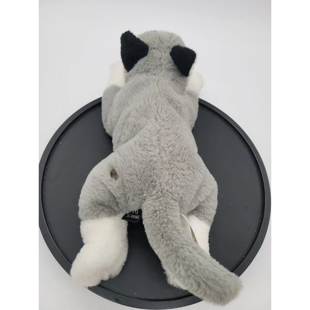 FAO Schwarz Plush Husky Wolf Dog 14